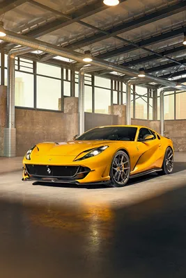 Picture Ferrari Superfast 812 by Novitec Yellow auto 640x960