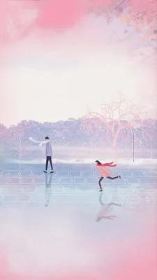 Wallpapers on your phone Winter, ice, figure skating Asia