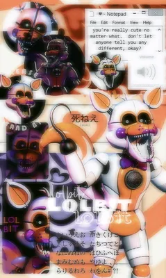 lolbit wallpaper | Fnaf jumpscares, Fnaf foxy, Fnaf