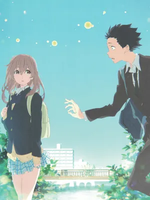 Купить постер (плакат) Koe no Katachi для интерьера (артикул 123033)