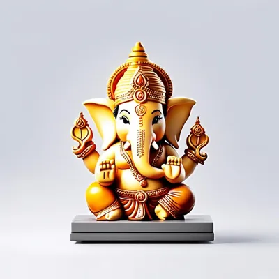 Een prachtig ganesha-beeld voor mobiel behang ganesha-behang ai generatief  | Premium Foto