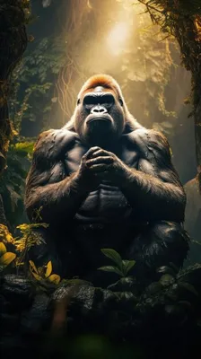 Pin em Обои, Gorrilla, HD phone wallpaper | Peakpx