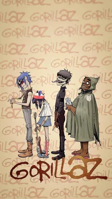 Gorillaz обои на телефон