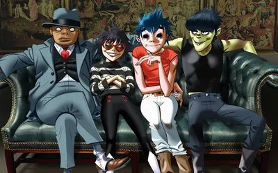 Группа Gorillaz виртуальный и реальный мир. | На заднем плане | Дзен