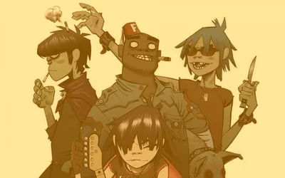 18+ Gorillaz обои на телефон от rybakova.ignatij