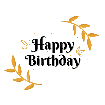 Stylish Happy Birthday PNG Transparent Images Free Download | Vector Files  | Pngtree