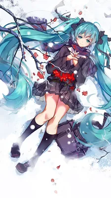 100+] Hatsune Miku Phone Wallpapers | Wallpapers.com