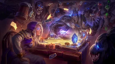 Скачать обои \"Hearthstone: Герои Варкрафта\" на телефон в высоком качестве,  вертикальные картинки \"Hearthstone: Герои Варкрафта\" бесплатно