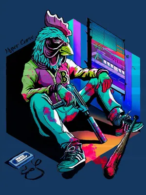 Купить постер (плакат) Hotline Miami для интерьера (артикул 117977)