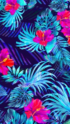 Самые яркие обои для телефона !!! | Neon wallpaper, Flowery wallpaper, Blue  wallpaper iphone