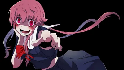 Купить постер (плакат) Mirai Nikki: Yuno Gasai на стену для интерьера