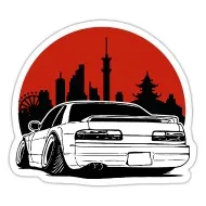 japanese classic jdm car logo 7937597 Vector Art at Vecteezy