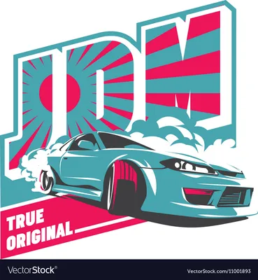 JDM Tuner Life Japanese Flag' Sticker | Spreadshirt