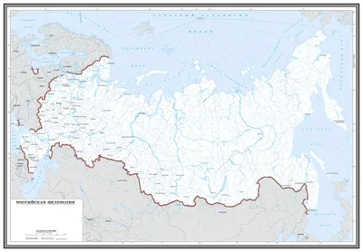 Карты России - политическая, физическая, контурная, географическая