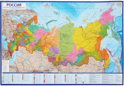 Карта Восточной части России