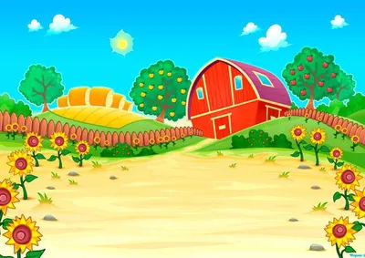 Фермер и животноводческая ферма в Farmyard Иллюстрация вектора -  иллюстрации насчитывающей предмет, природа: 134478920