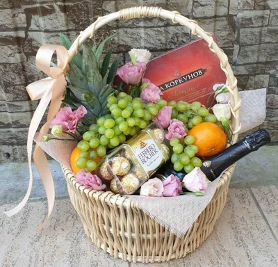 Подарочные корзины New Year Gift Basket large (Подарочная корзина  новогодняя большая), купить в магазине в Москве - цена, отзывы