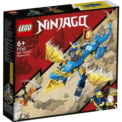 Интернет-магазин детских игрушек - Конструктор LEGO NINJAGO 71760: Грозовой  дракон ЭВО Джея