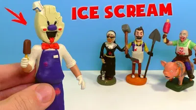 Sculpt Evil ice cream Seller from the game Ice Scream - YouTube