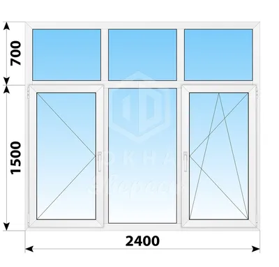 Двухстворчатое пластиковое окно 1200x1000 Г-Г - купить недорого в Москве,  фото, отзывы, цена от 5400 руб.