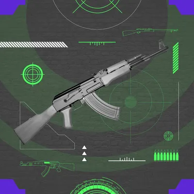 Автомат стреляющий орбизами F668-6, M416 (красный граффити) для гидробола  (орбибола) | Orbeegun.ru