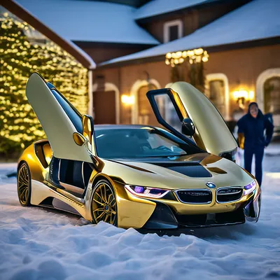 АМСТЕРДАМ - 16 Апреля, 2015: BMW I8 Гибридных Спортивных Автомобилей На  2015 AutoRAI. Фотография, картинки, изображения и сток-фотография без  роялти. Image 38895603