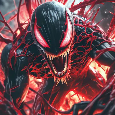 Wallpaper Venom Cool, Venom, Carnage, Spider-man, Marvel Comics, Background  - Download Free Image