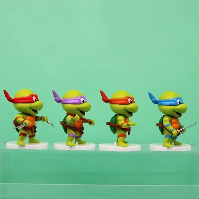 Набор мини-фигурок Черепашки-ниндзя 5в1, 8-10 см - TMNT (ID#2018752211),  цена: 499 ₴, купить на Prom.ua