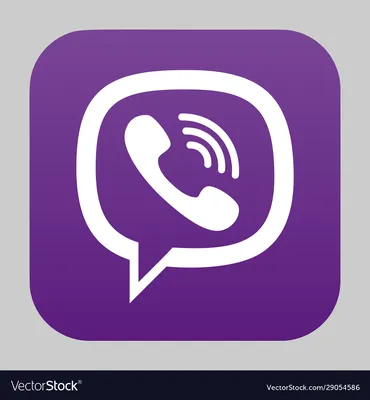 Viber logo icon Royalty Free Vector Image - VectorStock