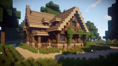 COZY HOUSE MINECRAFT DESIGN: УЮТНЫЙ ДОМ В МАЙНКРАФТ TUTORIAL | Дома  minecraft, Дом в minecraft, Дом