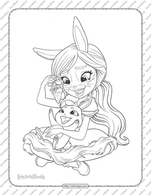 Enchantimals Bree Bunny Coloring Pages | Bunny coloring pages, Chibi  coloring pages, Disney coloring pages