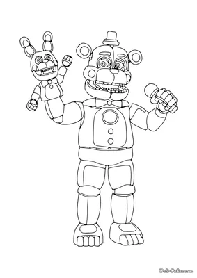 FUNTIME FREDDY Animatronic Fnaf Sister Location Plastilin - YouTube