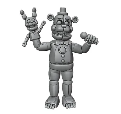 Funtime Freddy - FNaF AR: Special Delivery - Download Free 3D model by  Priorities (@Priorities) [e91e461]