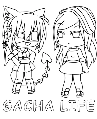 GACHA LIFE Coloring Pages - Free Printables for Kids!