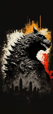 Godzilla x Kong: The New Empire HD Wallpaper - Mighty Godzilla Roar