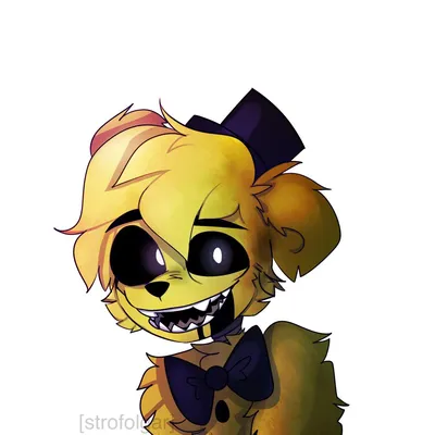 FNAF Golden Freddy | Fnaf drawings, Fnaf golden freddy, Anime fnaf