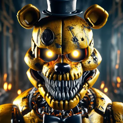 Five Nights at Freddy's] Golden Freddy the Model by LizaSakura on DeviantArt