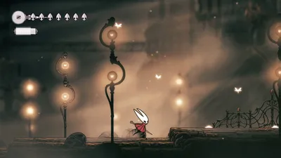 Та самая маска ткача / Игровой арт (game art) :: Hollow Knight ::  относительно красивые картинки (Относительно красивые картинки) :: под  катом еще :: копья :: ткач :: сделала сама :: маска ::