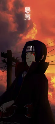 ArtStation - Itachi Uchiha Japanese Anime SVG Digital File