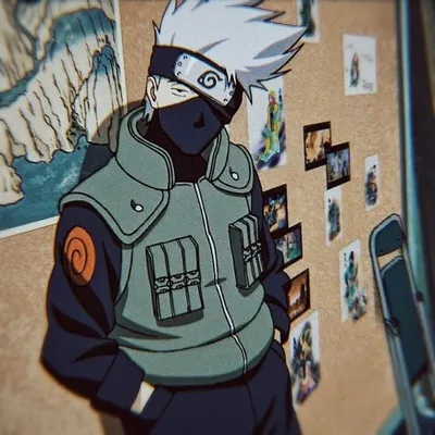 Kakashi Hatake. Anime \"Naruto\". Illustration | Figma Community