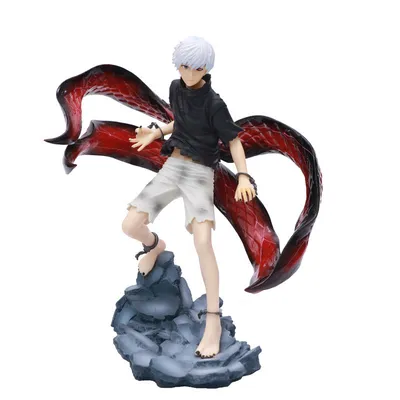 Экшн-фигурка Аниме Токийский Гуль Кен Канеки tokyo ghoul kaneki ken 21CM -  купить с доставкой по выгодным ценам в интернет-магазине OZON (1306773016)