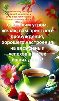 Доброе утро, друзья! ☕ Хорошего дня, отличного настроения!!! | Кафе  \"Счастливый День\", кафе \"Гостиный Двор\" | ВКонтакте