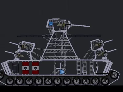 Танк КВ-44 из мультика про танки, деревянная игрушка в цвете в  интернет-магазине Ярмарка Мастеров по цене 6500 ₽ – NIKTMBY | Техника и  роботы, Магнитогорск - доставка по России