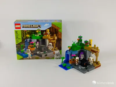 LEGO Minecraft 21189 The Skeleton Dungeon [Review] - The Brothers Brick |  The Brothers Brick