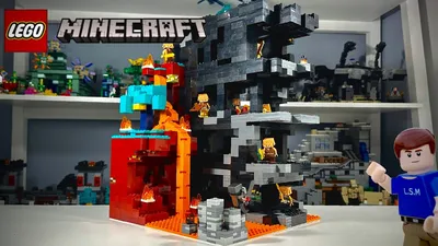 Lego Minecraft bastion MOC! - YouTube