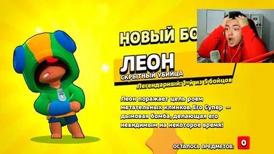 Футболка 3D Большой Леон Бравл Старс на пляже | Booom Shop