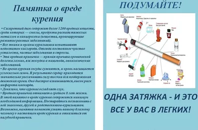 О вреде курения | Областное государственное автономное учреждение  здравоохранения «Усть-Илимская городская поликлиника № 1» | Версия для  слабовидящих