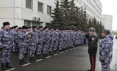 Кубраков на соревнованиях, посвященных образованию ОМОН: бойцы  подразделения отличаются бескомпромиссностью