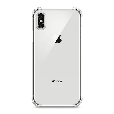 Противоударный силиконовый чехол для iPhone X (10) с принтом «Прозрачный» —  купить в интернет-магазине Case Place