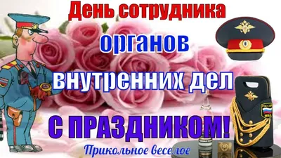 🌺Прикольное поздравление с Днем Полиции🌺С Днем Милиции Красивое  Поздравл... | Полиция, Важные даты, Поздравительные открытки